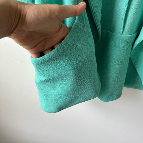 French Mauve Stitch Fix Blazer Jacket Melanie Knit Tunic Womens Size XS Green - Picture 10 of 14